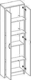 SC41-scarpiera-ingresso-moderna-bianca-2-ante-legno-salvaspazio-armadio-bianco-marrone