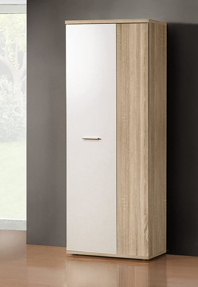 SC42-scarpiera-ingresso-moderna-bianca-2-ante-legno-salvaspazio-armadio-bianco-rovere-marrone-quercia