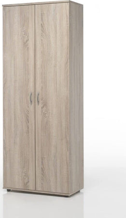SC9-scarpiera-ingresso-moderna-bianca-2-ante-legno-salvaspazio-armadio-marrone