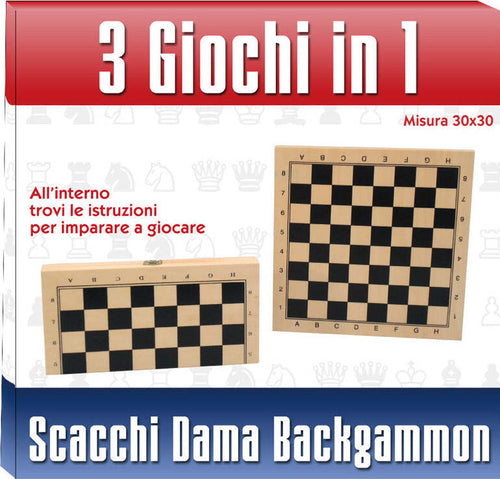 Scacchiera-in-legno-3-in-1-Kidz-Corner