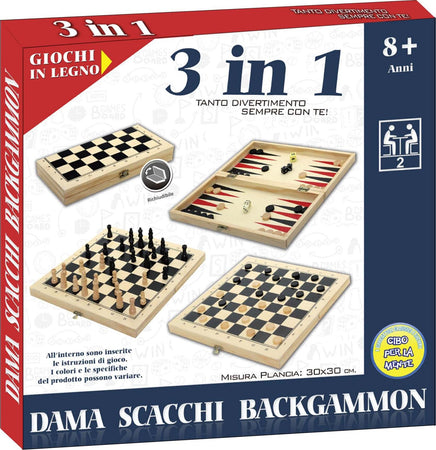 Scacchiera-in-legno-3-in-1-Kidz-Corner