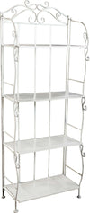 Scaffale-4-ripiani-stile-provenzale-in-ferro-verniciato-Bianco-Milani-Home