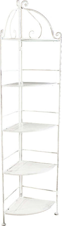 Scaffale-5-piani-angolare-stile-provenzale-in-ferro-verniciato-Bianco-Milani-Home