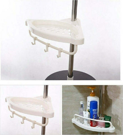 Scaffale Angolare Per Angolo Doccia Bagno Telescopico 4 Mensole Con Ganci Casa e cucina/Bagno/Accessori per il bagno/Accessori per la doccia/Mensole Trade Shop italia - Napoli, Commerciovirtuoso.it