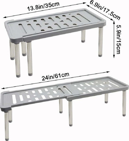 Scaffale Espandibile Per Armadietti Organizer Cucina A Scomparsa Bagno Dispensa Fai da te/Organizzazione casa e magazzini/Scaffalature Trade Shop italia - Napoli, Commerciovirtuoso.it