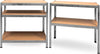 Scaffale in acciaio zincato con mensole in MDF Capacità 875 kg  90 x 40 x180 cm