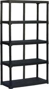 SCAFFALE-IN-PLASTICA-RINFORZATO-cm-80-x-40-x-H-176---5-ripiani-Art-Plast