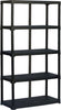 SCAFFALE-IN-PLASTICA-RINFORZATO-cm-80-x-40-x-H-176---5-ripiani-Art-Plast