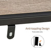 Scaffale-Libreria-Asimmetrica-in-Stile-Industriale,-in-Legno-e-Metallo-Nero,-120x32x95cm-TG6838-046TG6