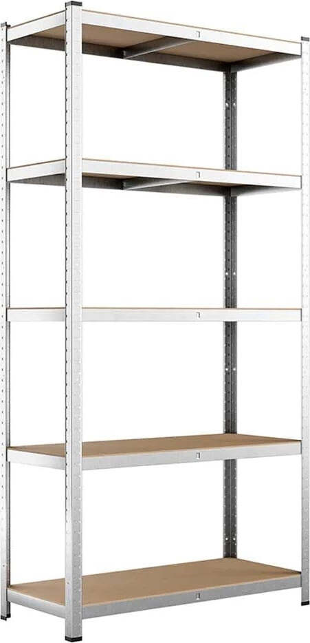 Scaffale Metallo Zincato 5 Ripiani Mdf Scaffalatura Carichi Pesanti 180x120x45cm Commercio Industria e Scienza/Forniture mediche professionali/Arredi e apparecchi di sicurezza/Scaffali Trade Shop italia - Napoli, Commerciovirtuoso.it
