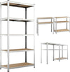 Scaffale Metallo Zincato 5 Ripiani Mdf Scaffalatura Carichi Pesanti 180x120x45cm Commercio Industria e Scienza/Forniture mediche professionali/Arredi e apparecchi di sicurezza/Scaffali Trade Shop italia - Napoli, Commerciovirtuoso.it