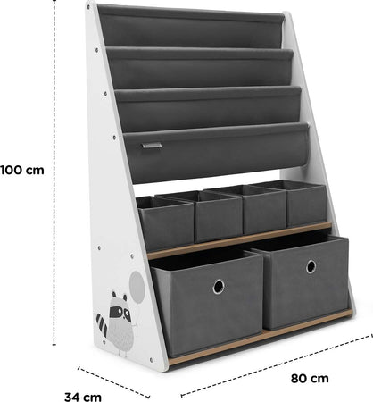 Scaffale Multiuso per Bambini RACOON Kinderkraft Casa e cucina/Arredamento/Cameretta ragazzi/Scaffali La Casa Del Bebè - Napoli, Commerciovirtuoso.it