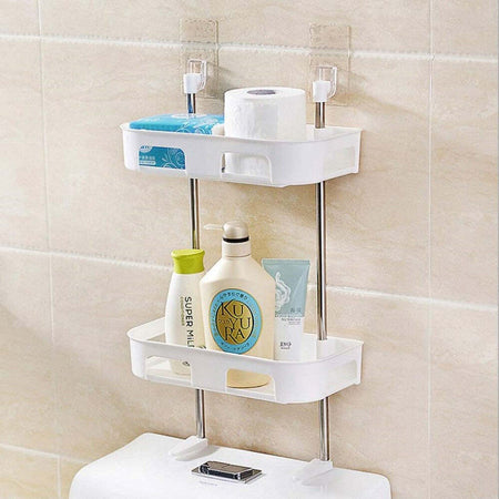 Scaffale Per Wc Bagno Doccia A Parete Organizer Articoli Da Toeletta A 3 Ripiani Casa e cucina/Organizzazione interni/Organizzazione bagno/Barattoli Trade Shop italia - Napoli, Commerciovirtuoso.it