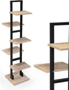 Scaffale Portaoggetti Libreria 5 Ripiani Legno 30x30x131 Cm Metallo Nero 783197 Casa e cucina/Arredamento/Soggiorno/Librerie Trade Shop italia - Napoli, Commerciovirtuoso.it