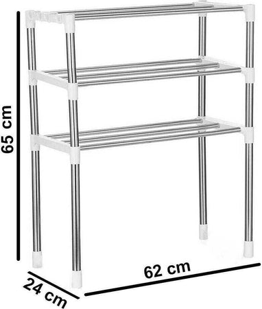 Scaffale Salvaspazio 3 Ripiani Multiuso Bagno Cucina 65 X 60 X 25 Cm Art.5897 Casa, arredamento e bricolage > Arredamento > Mobili e Accessori Trade Shop italia - Napoli, Commerciovirtuoso.it