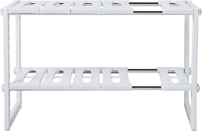 Scaffale Sotto Lavabo Cucina 2 Ripiani Salvaspazio Regolabile 38x26x50-70cm 5818 Casa, arredamento e bricolage > Arredamento > Mobili e Accessori Trade Shop italia - Napoli, Commerciovirtuoso.it