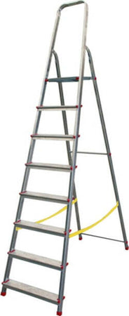 Scala domestica Stella Basic - 8 gradini - alluminio - Marchetti Fai da te/Prodotti per la costruzione/Scale/Scale multiuso Eurocartuccia - Pavullo, Commerciovirtuoso.it