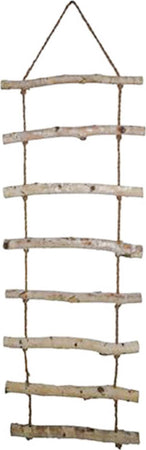 Scala in juta con pioli in legno decorazione natalizia h 145 cm Casa e cucina/Decorazioni per interni/Addobbi e decorazioni per ricorrenze/Decorazioni natalizie/Ghirlande e corone MagiediNatale.it - Altamura, Commerciovirtuoso.it