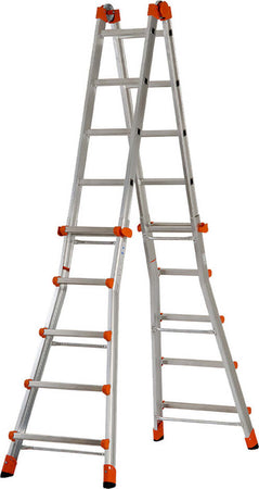 SCALA-MULTIUSO-'PEPPINA'-gigante-5+5-ap.cm-482/ch.-cm-141-Gierre
