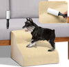 Scala-per-Animali-Domestici-Beige-2-Scalini-per-Gatti-e-Cani-Rullo-Rimuovi-Peli