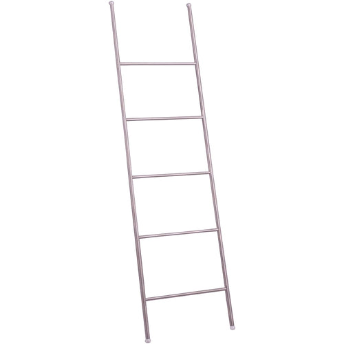 Scala decorativa in acciaio verniciato porta asciugamani da bagno h 154 cm