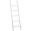 Scala decorativa in acciaio verniciato porta asciugamani da bagno h 154 cm