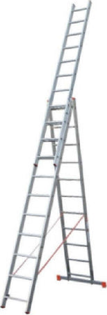 SCALA TRIPLA TRASFORMABILE 3 ELEMENTI IN ALLUMINIO A SFILO O A CAVALLETTO MODULA Fai da te/Prodotti per la costruzione/Scale/Scale pieghevoli Trade Shop italia - Napoli, Commerciovirtuoso.it