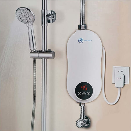 Scaldabagno Boiler Elettrico Caldaia Acqua Calda Istantanea Con Dispaly Temp Fai da te/Tubature grezze/Scaldabagni e parti/Scaldabagni elettrici Trade Shop italia - Napoli, Commerciovirtuoso.it