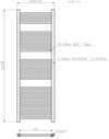 Scaldasalviette Bianco Bagno 150x50cm Termoarredo Universale Bianco Laccato Design Classico Fai da te/Prodotti per la costruzione/Riscaldamento e raffreddamento/Impianti di riscaldamento centralizzato e accessori/Radiatori Shopbagno.it - Roma, Commerciovirtuoso.it