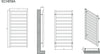 Scaldasalviette-Bianco-Klamia-1000x500-interasse-470-mm
