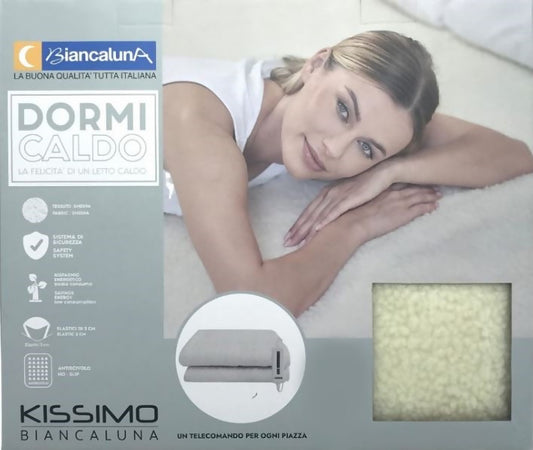 Scaldasonno Dormi Caldo Biancaluna Scaldaletto Elettrico 1 Posto 1post E Mezzo 2 Posti Tessuto Sherpa Casa e cucina/Tessili per la casa/Biancheria da letto/Coperte e trapunte/Coperte elettriche Puleo Casa - Palermo, Commerciovirtuoso.it