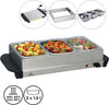 Scaldavivande-Buffet-Server-Vassoio-Riscaldante-Temperatura-Regolabile-3-Spazi