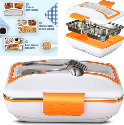 SCALDAVIVANDE ELETTRICO LUNCHBOX CONTENITORE PORTA CIBO 3 SCOMPARTI +POSATE 40W Casa e cucina/Organizzazione interni/Contenitori e barattoli da cucina/Conservazione cibi/Contenitori per trasporto cibo/Lunchbox Trade Shop italia - Napoli, Commerciovirtuoso.it