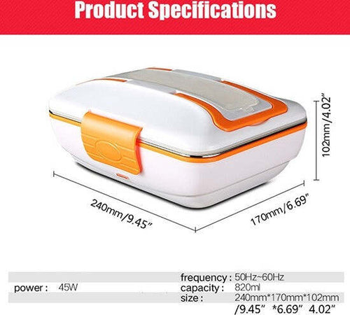 SCALDAVIVANDE ELETTRICO LUNCHBOX CONTENITORE PORTA CIBO 3 SCOMPARTI +POSATE 40W Casa e cucina/Organizzazione interni/Contenitori e barattoli da cucina/Conservazione cibi/Contenitori per trasporto cibo/Lunchbox Trade Shop italia - Napoli, Commerciovirtuoso.it
