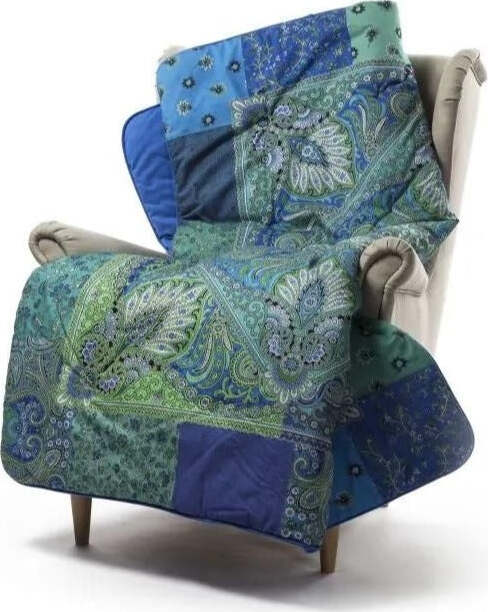 Scaldotto Caleffi Art. Bohemian Colore Bluette Casa e cucina/Tessili per la casa/Biancheria da letto/Coperte e trapunte/Coperte Biancheria Arredo Home - Nola, Commerciovirtuoso.it