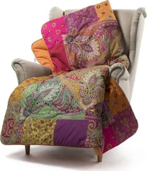 Scaldotto Caleffi Art. Bohemian Colore Corallo Casa e cucina/Tessili per la casa/Biancheria da letto/Coperte e trapunte/Coperte Biancheria Arredo Home - Nola, Commerciovirtuoso.it