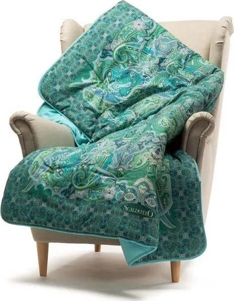 Scaldotto Caleffi Art. Mandarin Colore Anice Casa e cucina/Tessili per la casa/Biancheria da letto/Coperte e trapunte/Coperte Biancheria Arredo Home - Nola, Commerciovirtuoso.it