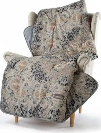 Scaldotto Caleffi Art. Panthere Colore Grigio Casa e cucina/Tessili per la casa/Biancheria da letto/Coperte e trapunte/Coperte Biancheria Arredo Home - Nola, Commerciovirtuoso.it