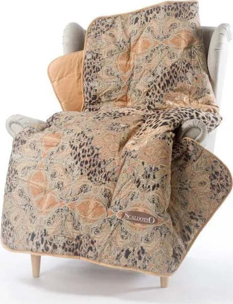 Scaldotto Caleffi Art. Panthere Colore Naturale Casa e cucina/Tessili per la casa/Biancheria da letto/Coperte e trapunte/Coperte Biancheria Arredo Home - Nola, Commerciovirtuoso.it