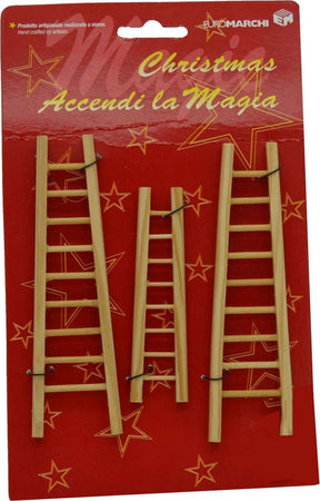 Scale in legno per presepe decorazione per mestieri e pastorelli h 14 cm 3 pezzi Casa e cucina/Decorazioni per interni/Addobbi e decorazioni per ricorrenze/Decorazioni natalizie/Presepi/Statuine e fondali per il presepe MagiediNatale.it - Altamura, Commerciovirtuoso.it