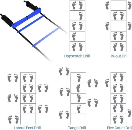 Scaletta Per Allenamento 6 Metri Agility Ladder Training Regolabile Con Custodia Sport e Tempo Libero > Calcio > Sport Trade Shop italia - Napoli, Commerciovirtuoso.it