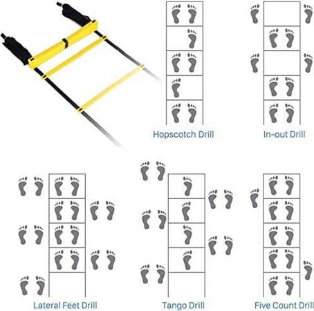 Scaletta Per Allenamento 6 Metri Agility Ladder Training Regolabile Con Custodia Sport e Tempo Libero > Calcio > Sport Trade Shop italia - Napoli, Commerciovirtuoso.it