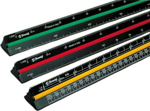 Scalimetro 98U - 30cm - scale 1:1-2-5-20-50-100-200-500-1000-1250-2500 - Tecnostyl Cancelleria e prodotti per ufficio/Archivio ufficio e accessori per scrivania/Strumenti di misura/Righelli Eurocartuccia - Pavullo, Commerciovirtuoso.it