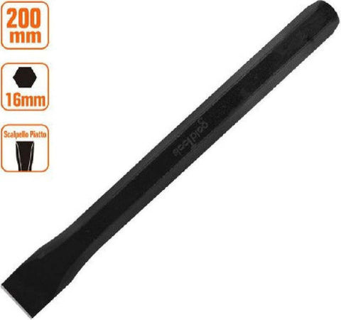 Scalpello Piatto Attacco Esagonale In Acciaio 200x16 Mm Utilizzo Su Pietra 57015 Fai da te/Utensili elettrici e a mano/Utensili a mano/Scalpelli/Scalpelli per muratura Trade Shop italia - Napoli, Commerciovirtuoso.it