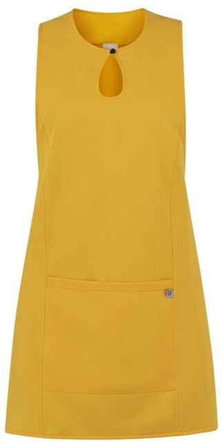 Scamiciato Gioia Giallo Grembiule Smanicato Donna Camereira Estetica Acconciature Pulizie
