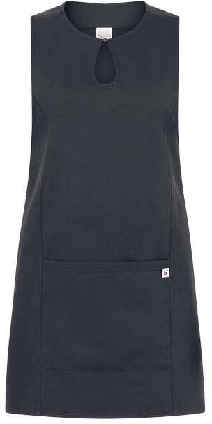 Scamiciato Gioia Nero Grembiule Smanicato Donna Camereira Estetica Acconciature Pulizie