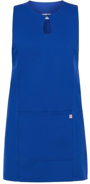 Scamiciato Gioia Royal Azzurro Grembiule Smanicato Donna Camereira Estetica Acconciature Pulizie