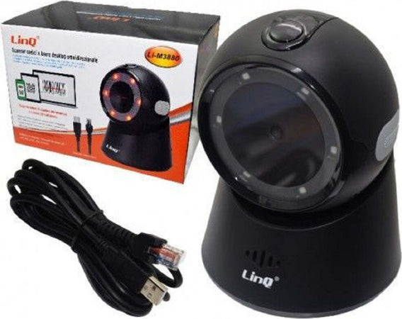 Scanner Barcode Lettore Codici A Barre Omnidirezionale Qr 1d 2d Tavolo Li-m3880 Cancelleria e prodotti per ufficio/Elettronica per ufficio/Prodotti per la vendita (POS)/Lettori di codice a barre Trade Shop italia - Napoli, Commerciovirtuoso.it