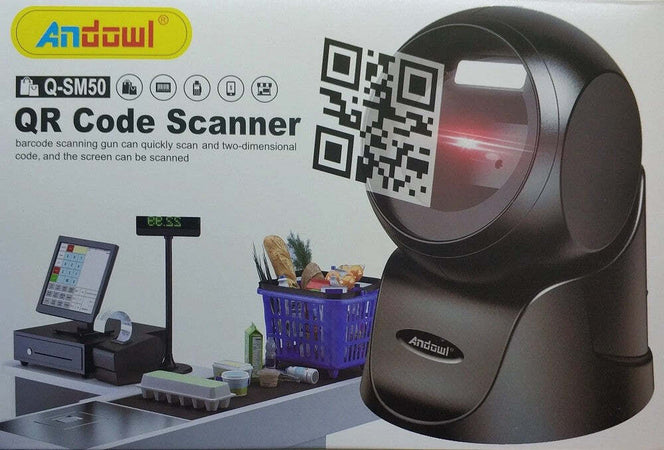 Scanner Barcode Lettore Di Codici A Barre Qr Code 1d 2d Usb Da Tavolo Q-sm50 Cancelleria e prodotti per ufficio/Elettronica per ufficio/Prodotti per la vendita (POS)/Lettori di codice a barre Trade Shop italia - Napoli, Commerciovirtuoso.it