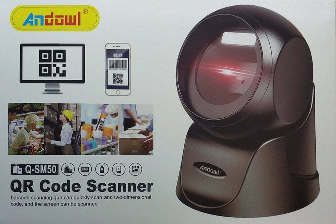Scanner Barcode Lettore Di Codici A Barre Qr Code 1d 2d Usb Da Tavolo Q-sm50 Cancelleria e prodotti per ufficio/Elettronica per ufficio/Prodotti per la vendita (POS)/Lettori di codice a barre Trade Shop italia - Napoli, Commerciovirtuoso.it